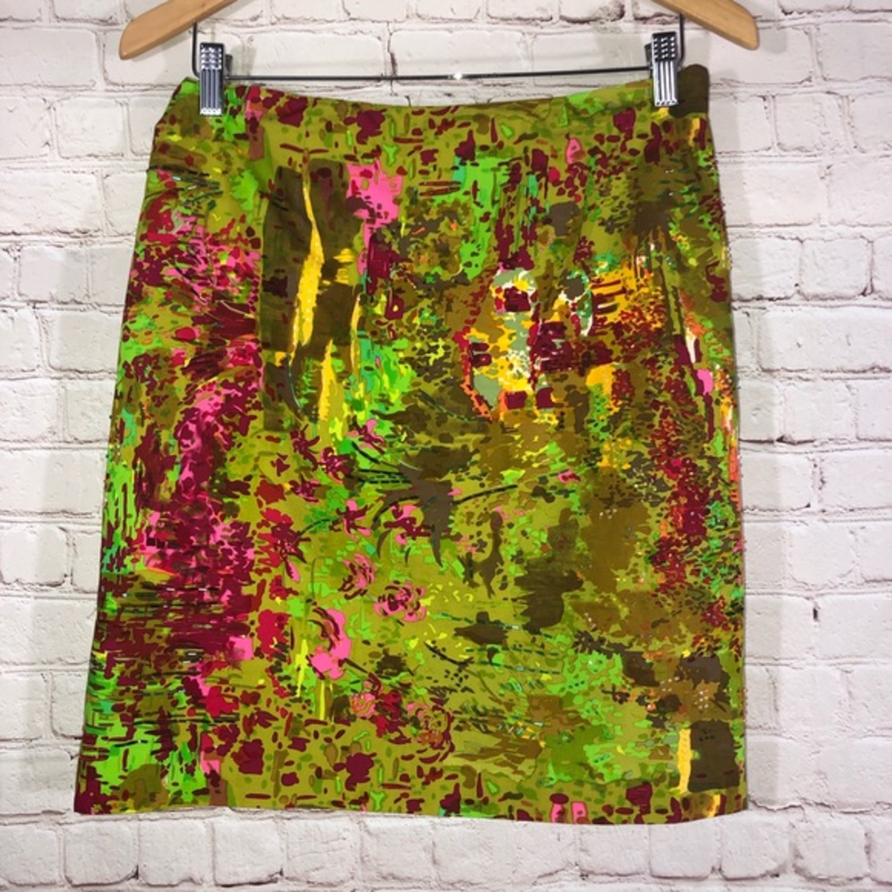 Multi Pattern Embellishment Skirt By ETCETERA‎
